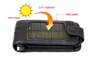 1500mAh Solar Charger for iPhone 4/3G with Card Wallet  