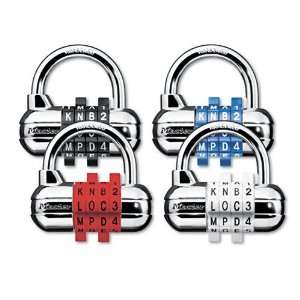 Master Lock  Password Plus Combination Lock, Hardened Steel Shackle 