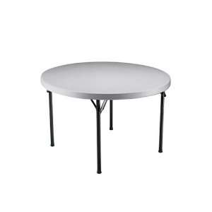  Lifetime 22964 48 Inch Round Folding Table with 48 Inch 