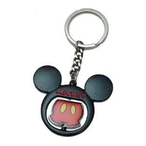  Mickey Mouse Pants Spinning Pewter Keychain Office 