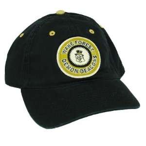  NCAA WAKE FOREST DEMON DEACONS BLACK COTTON HAT CAP 