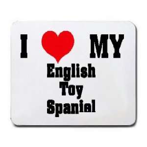  I Love/Heart English Toy Spaniel Mousepad