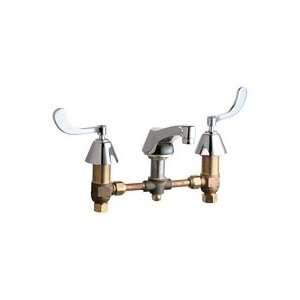   Lavatory Faucet with Cast Brass Spout and Wrist Blade Handles 403 317