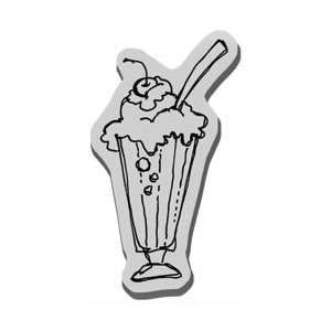    Stampendous Cling Rubber Stamp Ice Cream Float