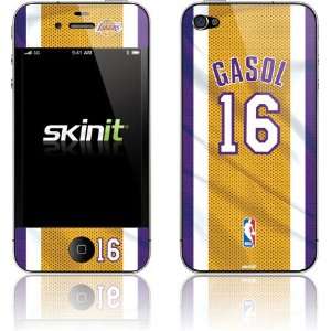 P. Gasol   Los Angeles Lakers #16 skin for Apple iPhone 4 