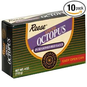 Reese Spanish Spiced Octopus, 4 ounces Grocery & Gourmet Food