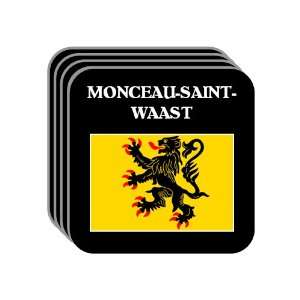   Pas de Calais   MONCEAU SAINT WAAST Set of 4 Mini Mousepad Coasters