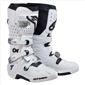  Alpinestars Motorcycle Motocross Boots Tech 7 White 6 