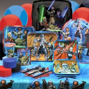  Star Wars The Clone Wars Deluxe Party Kit Everything 