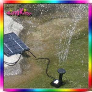 Solar Fountain Water Pump + Solar Panel for Garden Pool  