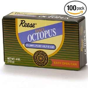 Reese Spanish Octopus, 4 Ounce Cans Grocery & Gourmet Food