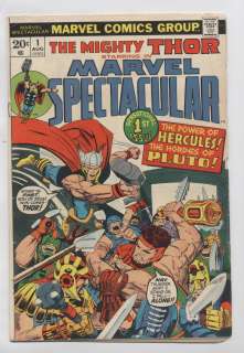 1970s Marvel Spectacular comic #1 VF Thor Hercules Pluto cover  
