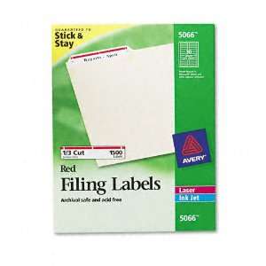  Avery® Self Adhesive Laser/Ink Jet File Folder Labels 