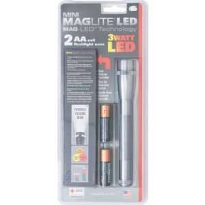 Maglite Flashlight 53042 LED Mini Maglite 2AA Cell Flashlight with 