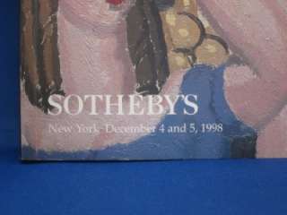 Sothebys New York Auction Catalog 20th Century Decorative Art 