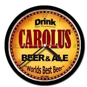  CAROLUS beer and ale cerveza wall clock 