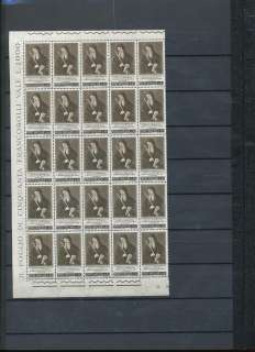 San Marino Vatican 1960s MNH F/U Europa Saint Blocks (App 230 Stamps 
