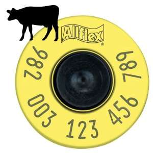  Allflex FDX EID Ear Tag   Cattle   20/Package   TF FDX Y 
