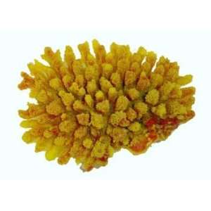   Deco Art ORNAMENT LG ACROPORA COLONY YELLOW 8 x 5 x 3