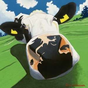  Eoin OConnor   Cow III   Dizzy Cow Canvas