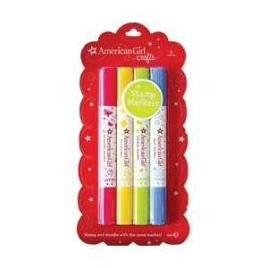  American Girl Stamp And Doodle Markers Set; 3 Items/Order 
