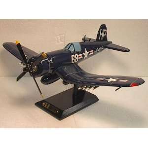  Vought F4U 4 Corsair fighter wood model airplane 