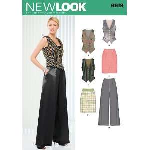  New Look Sewing Pattern 6919 Misses Sportswear, Size A (6 