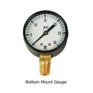  4.5in Pool Filter Pressure Gauge   0 60 PSI Bottom Mount 