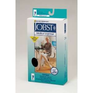 Jobst Opaque Thigh High With Silicone Dot Band 20 30mmHg Open Toe , M 