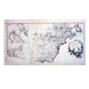 Amerique Septentrionale 1746 Giclee Poster Print by The National 
