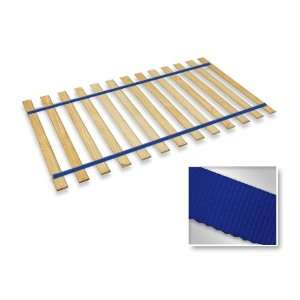  Twin Size Attached Bed Slats   Bunkie Boards (Blue Straps 