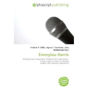 Emmylou Harris (9786132860392) Books