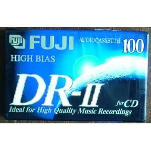  Fuji DR II 100 Minute High Bias Audio Cassette Tape Electronics