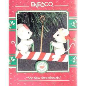  1994 Enesco Treasurey of Christmas Sweet Heart Christmas 