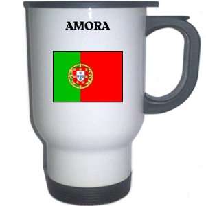  Portugal   AMORA White Stainless Steel Mug Everything 