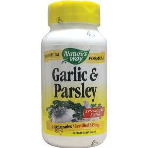  Natures Way Garlic & Parsley 545 mg 100 Caps Health 