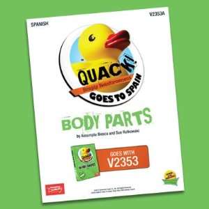  Quack Vocab Spain Body Parts Activity Packet Everything 