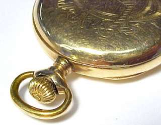 Waltham 1898 Antique Pocket Watch; 15 Jewels / 6s 14KT Gold Filled 
