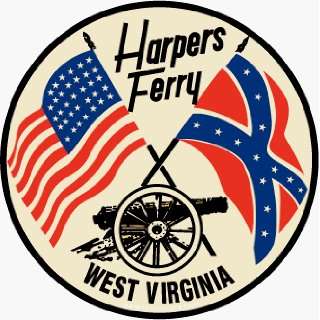  Fridgedoor Harpers Ferry W Virginia Travel Decal Magnet 