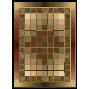  Piazza Linen Rug From the China Garden Collection (94 X 