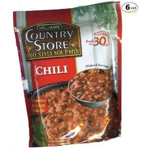 Williams Country Store Chili Soup 6 Pack Grocery & Gourmet Food