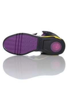 Adidas Roundhouse Basketball Shoes 10.5 (UK 10) Black Yellow Purple 