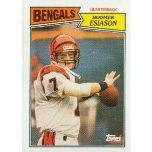  1987 Topps #185 Boomer Esiason   Cincinnati Bengals 