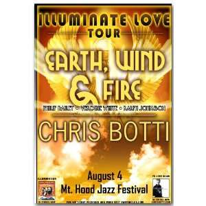Earth Wind and Fire Poster   Concert Flyer   Illuminate Love Tour 