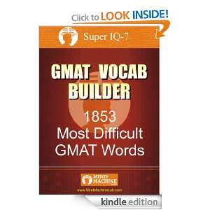 GMAT   1853 Most Difficult GMAT Words Raj Bapna  Kindle 