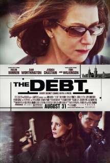THE DEBT   2011 orig 27x40 D/S final movie poster HELEN MIRREN, SAM 