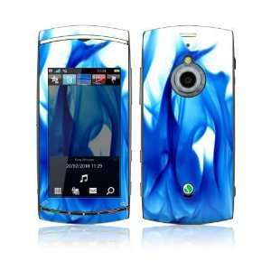  Sony Ericsson Vivaz Pro Skin Decal Sticker   Blue Flame 