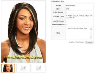 Bobbi Boss Premium Synthetic Lace Front Wig MLF 01 Pink  