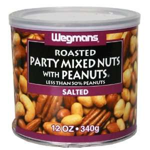 Wgmns Mixed Nuts, Roasted Party, with Peanuts, Salted ,12 Oz ( Pak of 