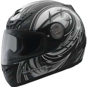  Scorpion EXO 400 Sting Full Face Helmet Large  Silver 
